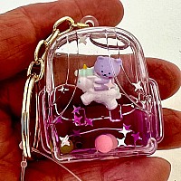 Bear Unicorn Floaty Key Charm 