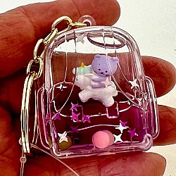 Bear Unicorn Floaty Key Charm 