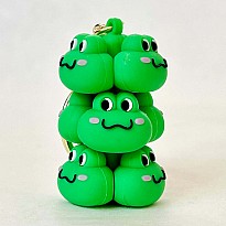 Frog Family Key Charm