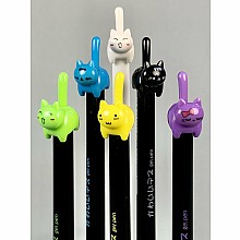 Cat Tail Retractable Gel Pen