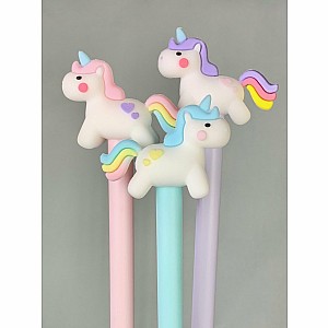 Single Unicorn Rainbow Tail Gel Pen (Single Pen)