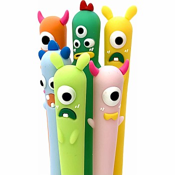 22368 Little Monsters Gel Pen-0.5Mm Ultra Fine Black Gel Ink.