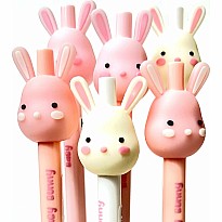 Bunny Rabbit Retractable Gel Pen