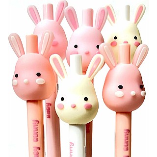 Bunny Rabbit Retractable Gel Pen