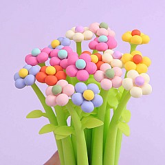 Bubble Flower Wiggle Gel Pen 