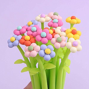 Bubble Flower Wiggle Gel Pen 