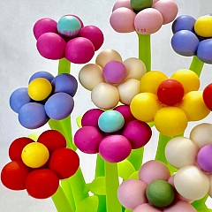 Bubble Flower Wiggle Gel Pen 