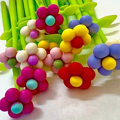 Bubble Flower Wiggle Gel Pen 