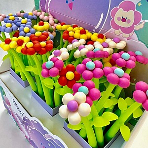 Bubble Flower Wiggle Gel Pen 