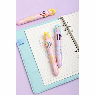 Mermaid Color Retractable Ball Pen