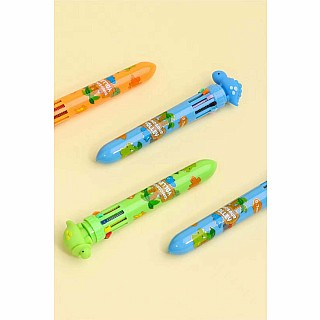 Dinosaur Color Retractable Ball Pen