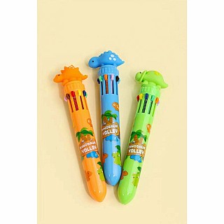 Dinosaur Color Retractable Ball Pen