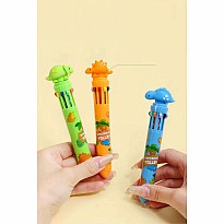 Dinosaur Color Retractable Ball Pen