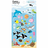 Sea Animals Puffy Stickers-12