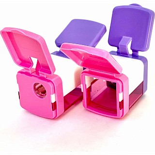 Iwako Cube Pencil Sharpener Pink