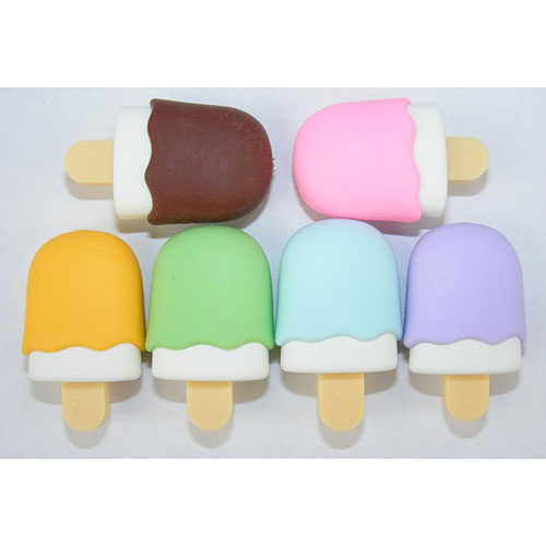 Ice Cream Bar Eraser 8 asst BC Mini Dancing Bear Toys