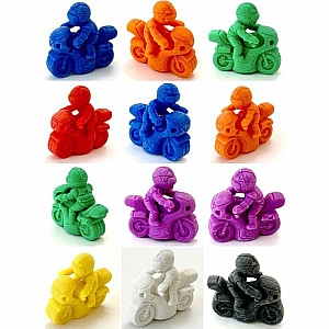 Iwako Bike Rider-2 Pcs-8 Colors-60