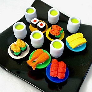 Iwako Sushi-Go-Round Erasers-60