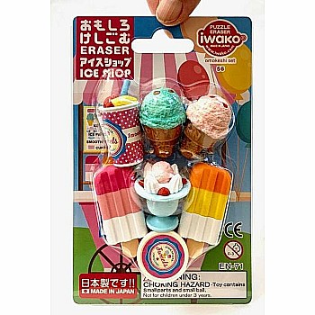 Iwako Erasers, Ice Cream Shop 