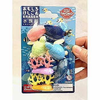 Iwako Erasers, Aquarium Animals