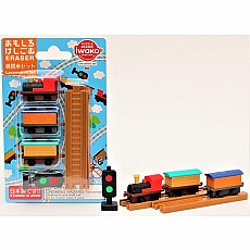 Iwako Train Erasers 
