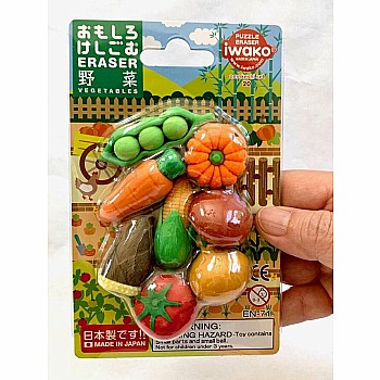 Iwako Erasers, Vegetables