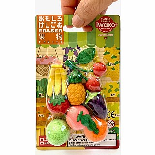 Iwako Fruit Eraser Card-10