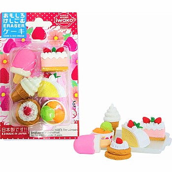 Iwako Erasers, Cakes