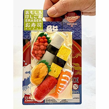 Iwako Erasers, Sushi