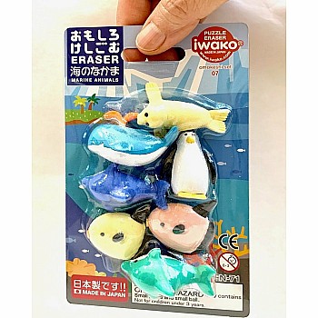 Iwako Erasers, Marine Animals