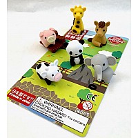 Zoo Animal Eraser Card-10