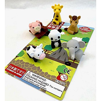 Iwako Erasers, Zoo Animals