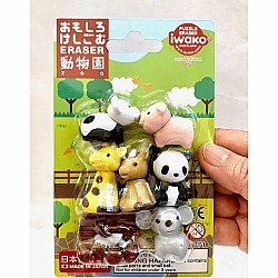 Iwako Erasers, Zoo Animals