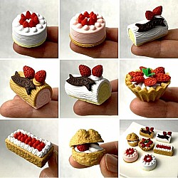 Iwako Erasers,  French Pastry