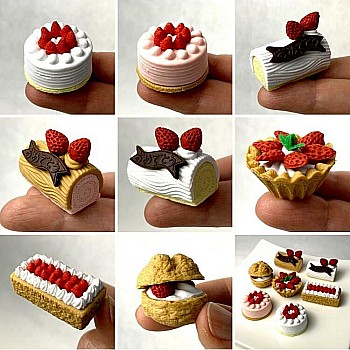 Iwako Erasers,  French Pastry