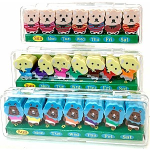 7 Wild Animal Erasers A Case-30
