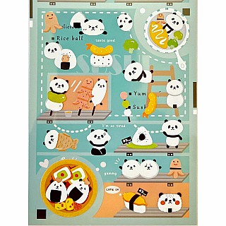 Panda Sweet Shop Stickers