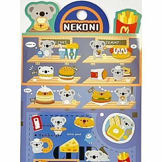 Koala Fast Food Stickers