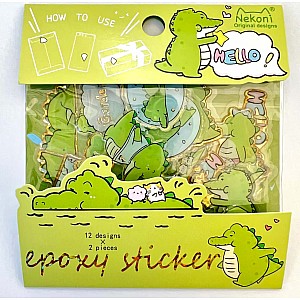 Crocodile Shiny Stickers 