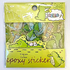 Crocodile Shiny Stickers 