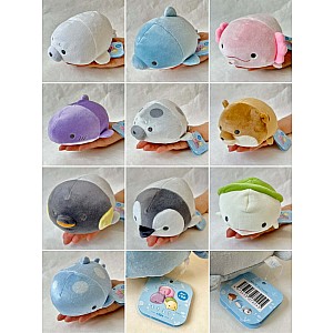 Round Sealife Animals Plush (assorted)