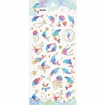 Rainbow Dolphin Sticker-10