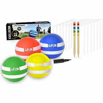 4Fun Wicket Kick: Giant Kick Croquet