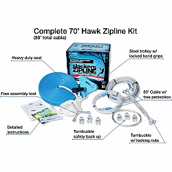 Slackers 70' Zipline Hawk Kit