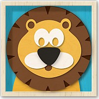 Paint and Stack Puzzlers - Lion