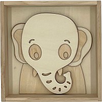 Paint and Stack Puzzlers - Elephant