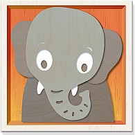 Paint and Stack Puzzlers - Elephant