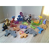 Animal Parade A to Z Wooden Puzzle - Jumbo 