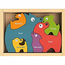 Bilingual Dog Family Puzzle