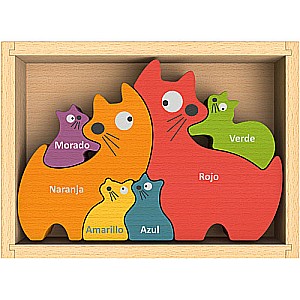 Cat Family Puzzle w/ Curriculum 